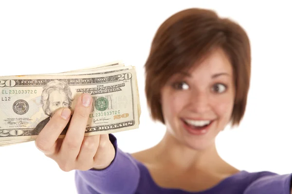 Cheerful money — Stock Photo, Image