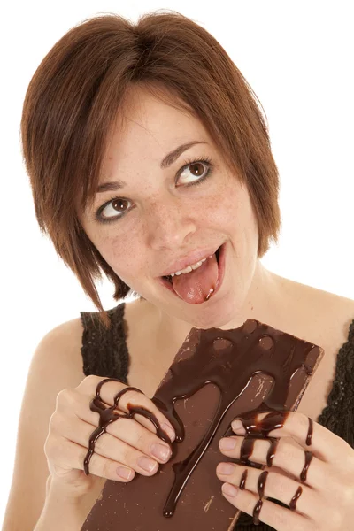 Barra di cioccolato — Foto Stock