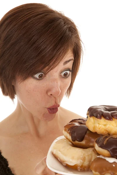 Loving doughnuts — Stock Photo, Image