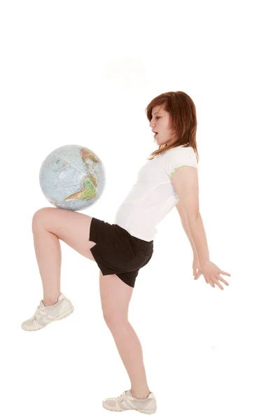 Globe knie — Stockfoto