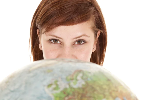 Looking over world — Stock Photo, Image