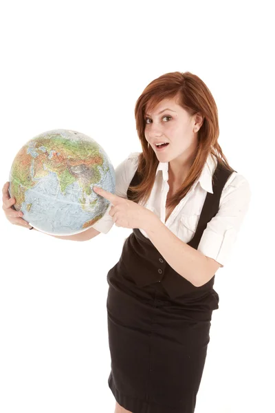 Point globe — Stock Photo, Image