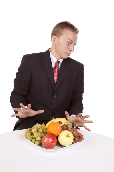 Przestraszony owoców — Zdjęcie stockowe