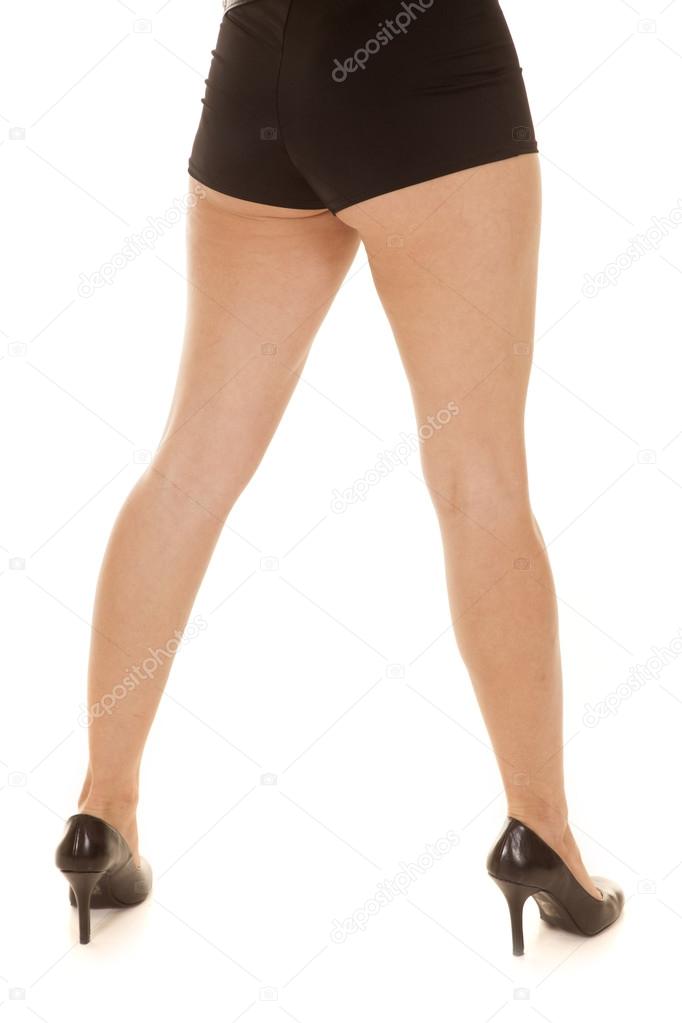 short tight black shorts
