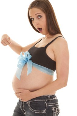 hamile mavi şerit nokta şok