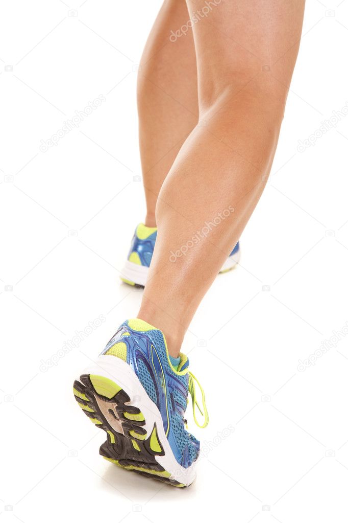 bright colored workout shoes