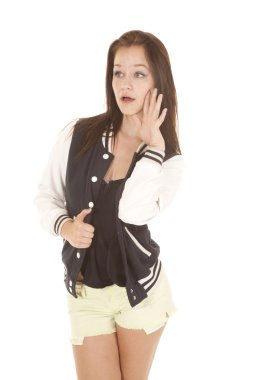 yüz lettermans ceket tarafından el