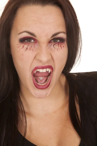 Vampire close mouth open — Stock Photo, Image