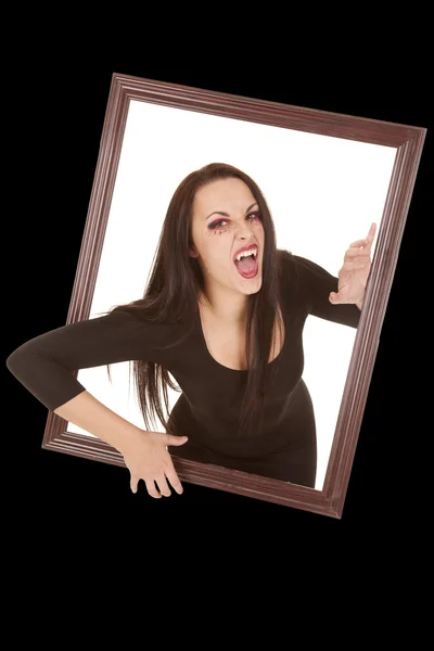 Vampiro entrando por la ventana — Foto de Stock