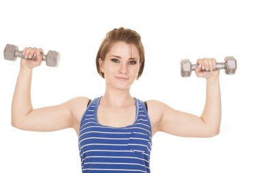 kadın mavi çizgili tank fitness flex arıyorsunuz