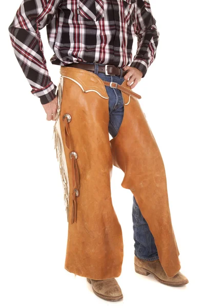Cowboy chaps and waist Royalty Free Stock Photos