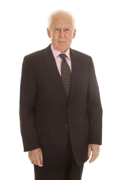 Elderly business man standing — Stock Photo, Image