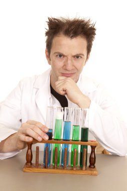 çılgın bilim adamı el çene test tüpleri