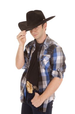 kovboy siyah şapka tek gözlü, gizli