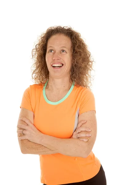 Woman sports shirt — Stock Photo, Image