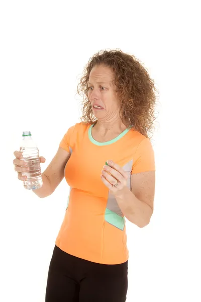 Mujer no como el agua — Foto de Stock