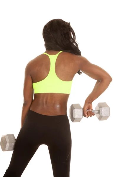 Afroamerikanska kvinna fitness — Stockfoto
