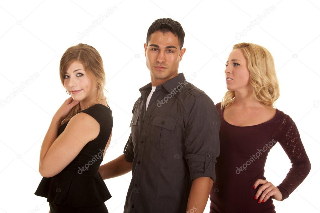 Stehen frauen auf dreier