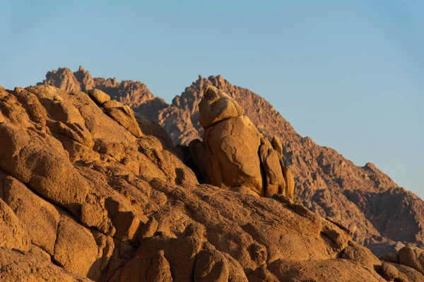 mountain in desert egypt. background