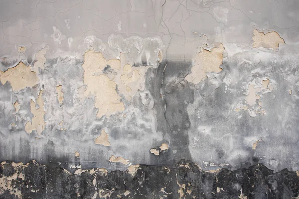 Gray Dark Cracked Wall Background — Stock Photo, Image