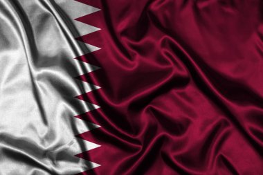 Katar 'ın kumaş dokusu bayrağı