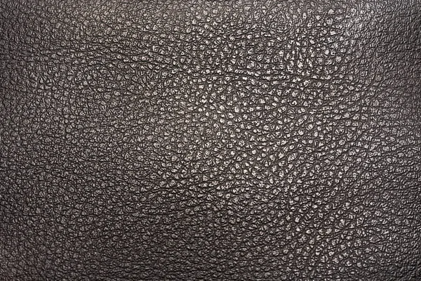 Black Synthetic Leather Surface Micro Relief Texture Perpendicular View — 图库照片