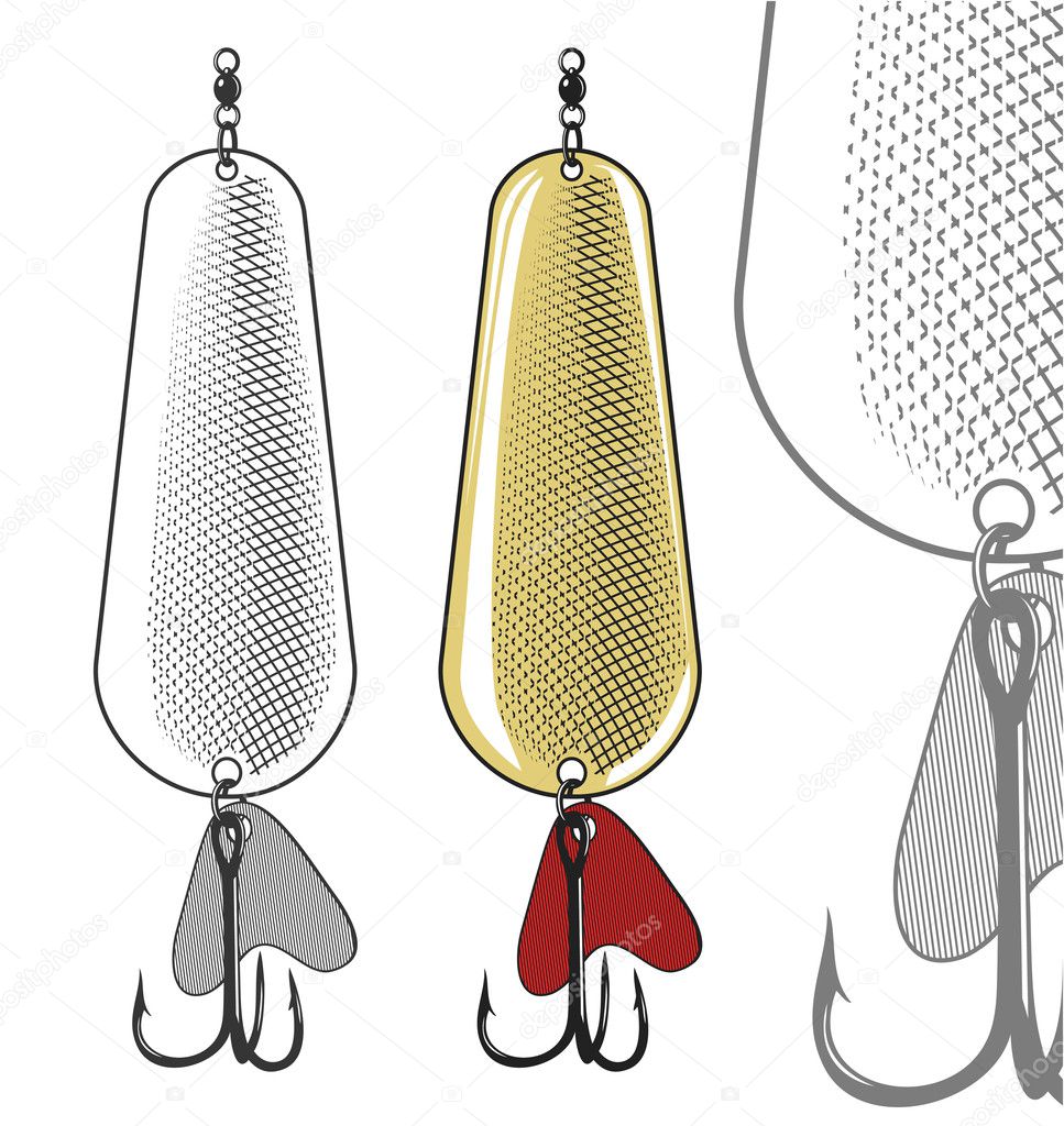 Fishing spoon ( artificial fishing lure)