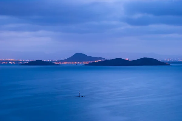 Isole al chiaro di luna Fotografia Stock