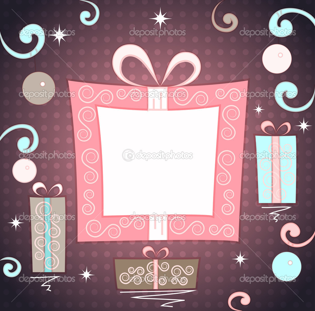 Christmas gifts background