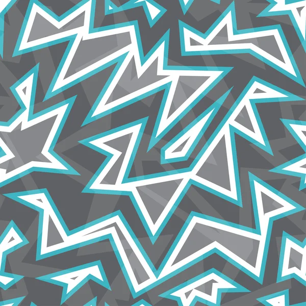 Abstracto geométrico azul patrón sin costura — Archivo Imágenes Vectoriales