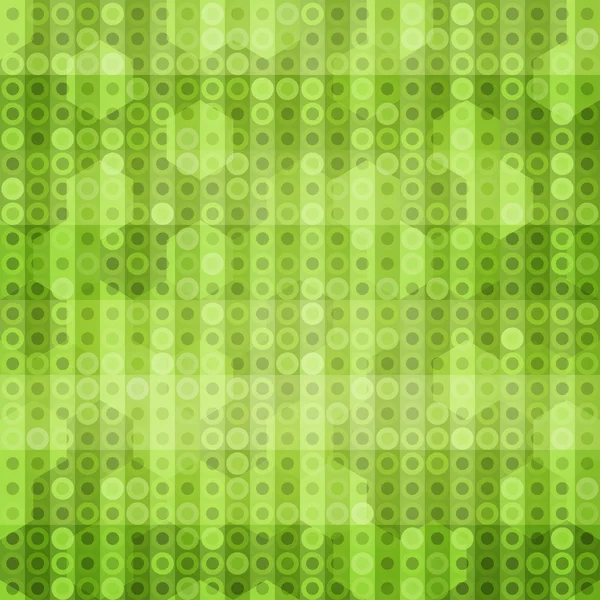 Abstrait vert cercles texture transparente — Image vectorielle