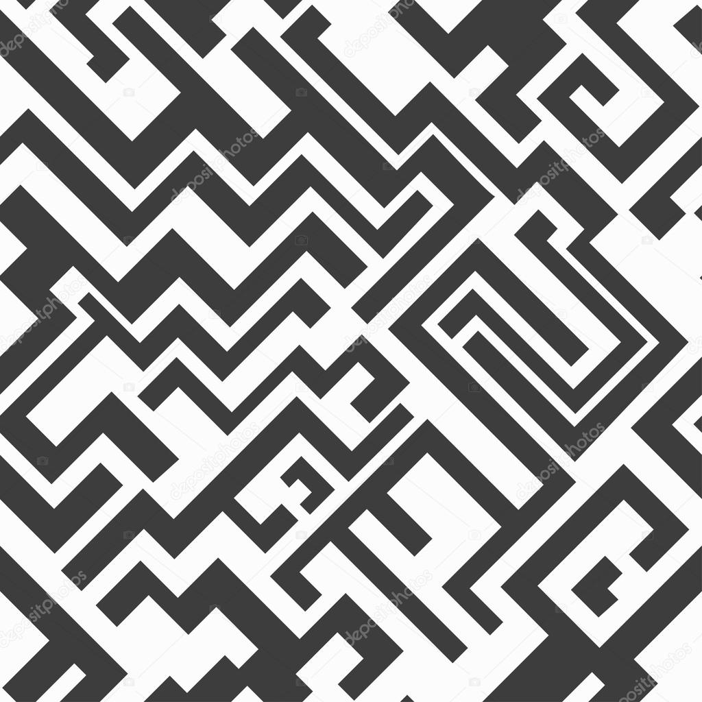 monochrome seamless pattern