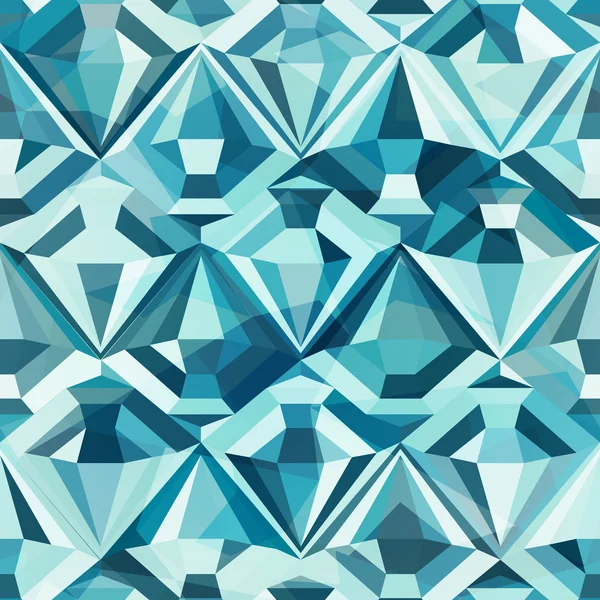 Couleur froide diamant motif sans couture — Image vectorielle