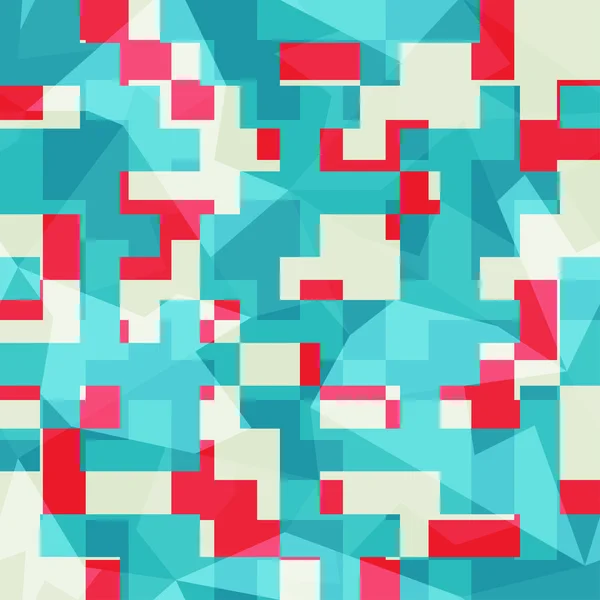 Αφηρημένη μπλε τετράγωνα χωρίς ραφή πρότυπο — Διανυσματικό Αρχείο