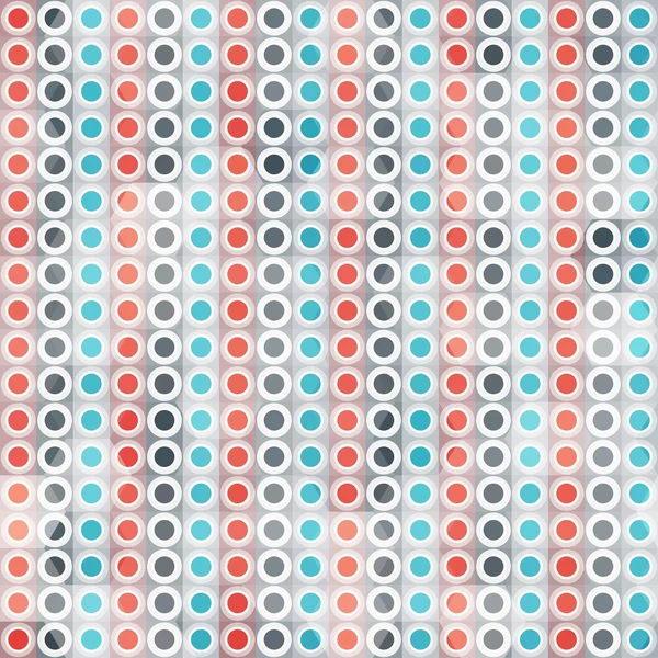 Abstract circle lines seamless pattern — Stock Vector