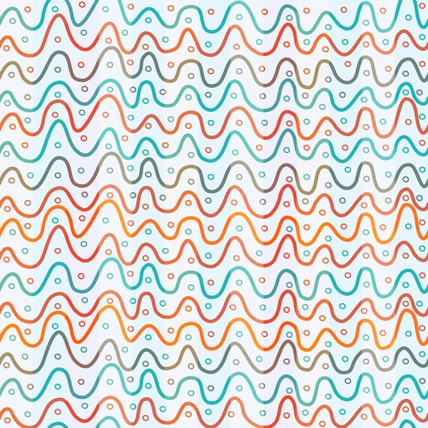 Líneas de color abstracto patrón sin costura — Vector de stock