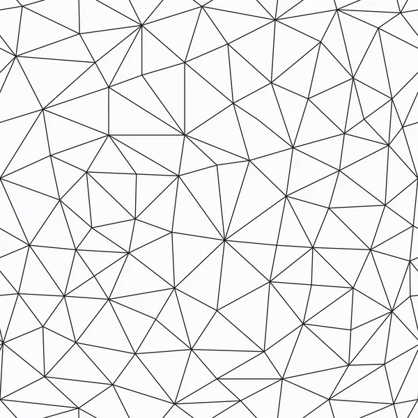 Монохромний контур трикутників безшовний візерунок — стоковий вектор