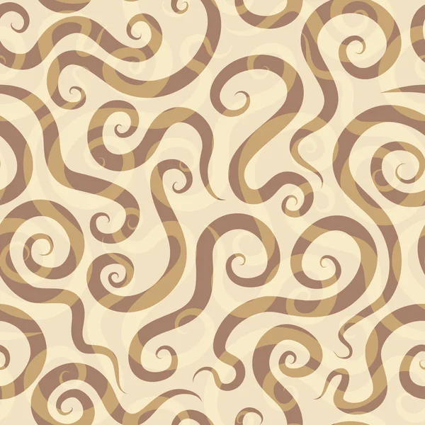 Spirales sable motif sans couture — Image vectorielle