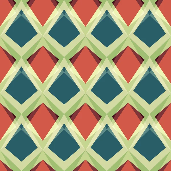 Vintage mosaik seamless mönster — Stock vektor