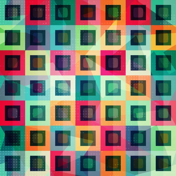 Cuadrados de color patrón sin costuras — Archivo Imágenes Vectoriales