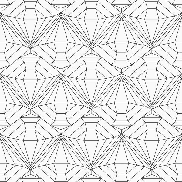 단색 다이아몬드 원활한 패턴 — 스톡 벡터