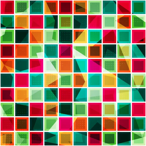 Colored squares seamless pattern — Stock Vector