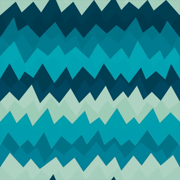 Marina zigzag seamless mönster med grunge effekt — Stock vektor
