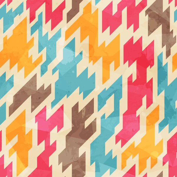 Motif géométrique sans couture coloré — Image vectorielle