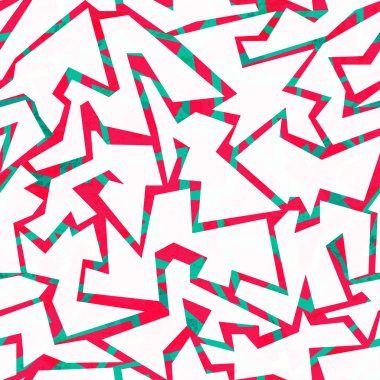 Kırmızı grafiti seamless modeli