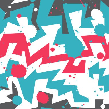blob etkisi ile Graffiti çizgili
