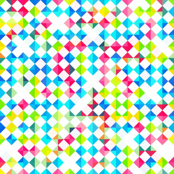 Bright rhombus seamless pattern — Stock Vector