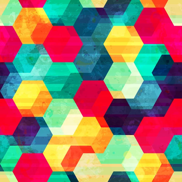 Retro rhombus naadloze textuur — Stockvector