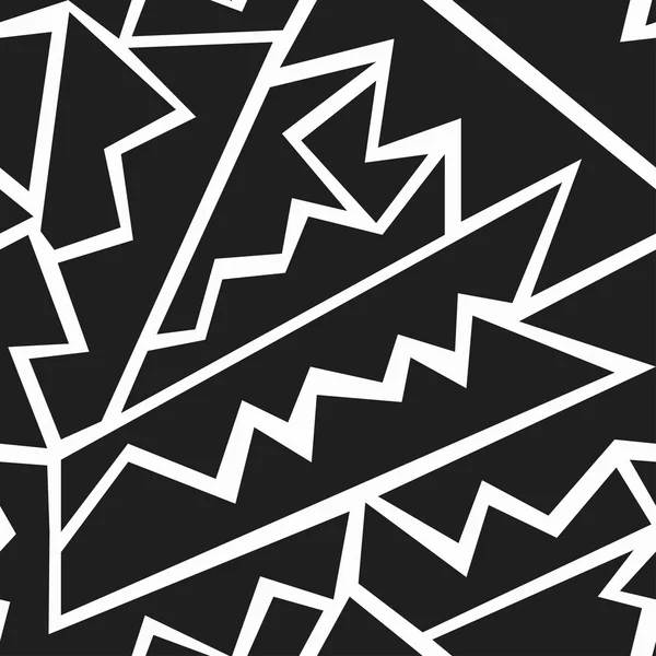 Monochrome tribal seamless pattern — 图库矢量图片