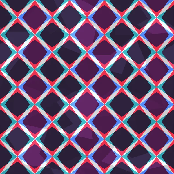 Lila mosaik seamless mönster — Stock vektor